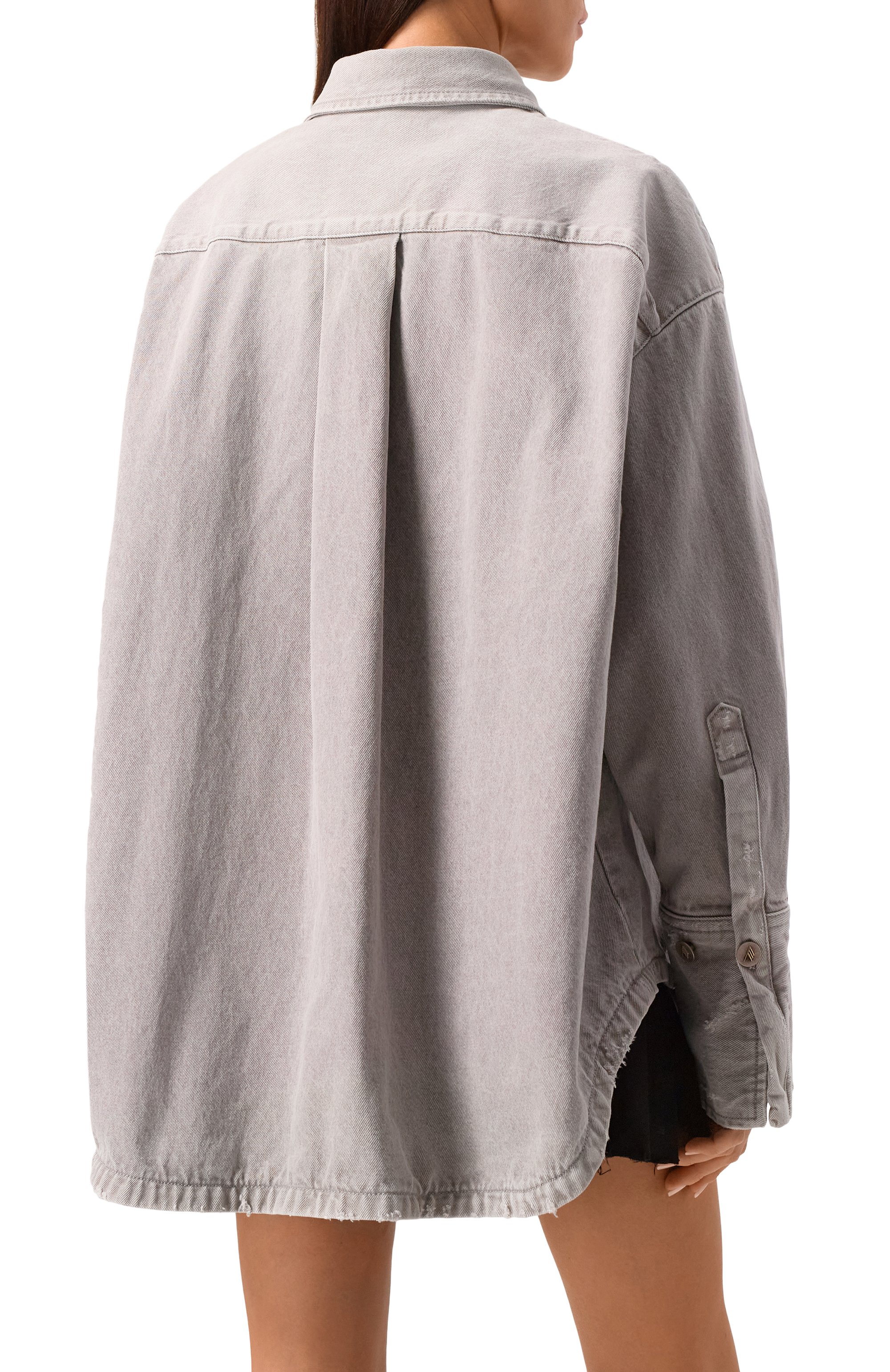 Джинсовая рубашка THE ATTICO, арт. 247WCB68_, фото 4