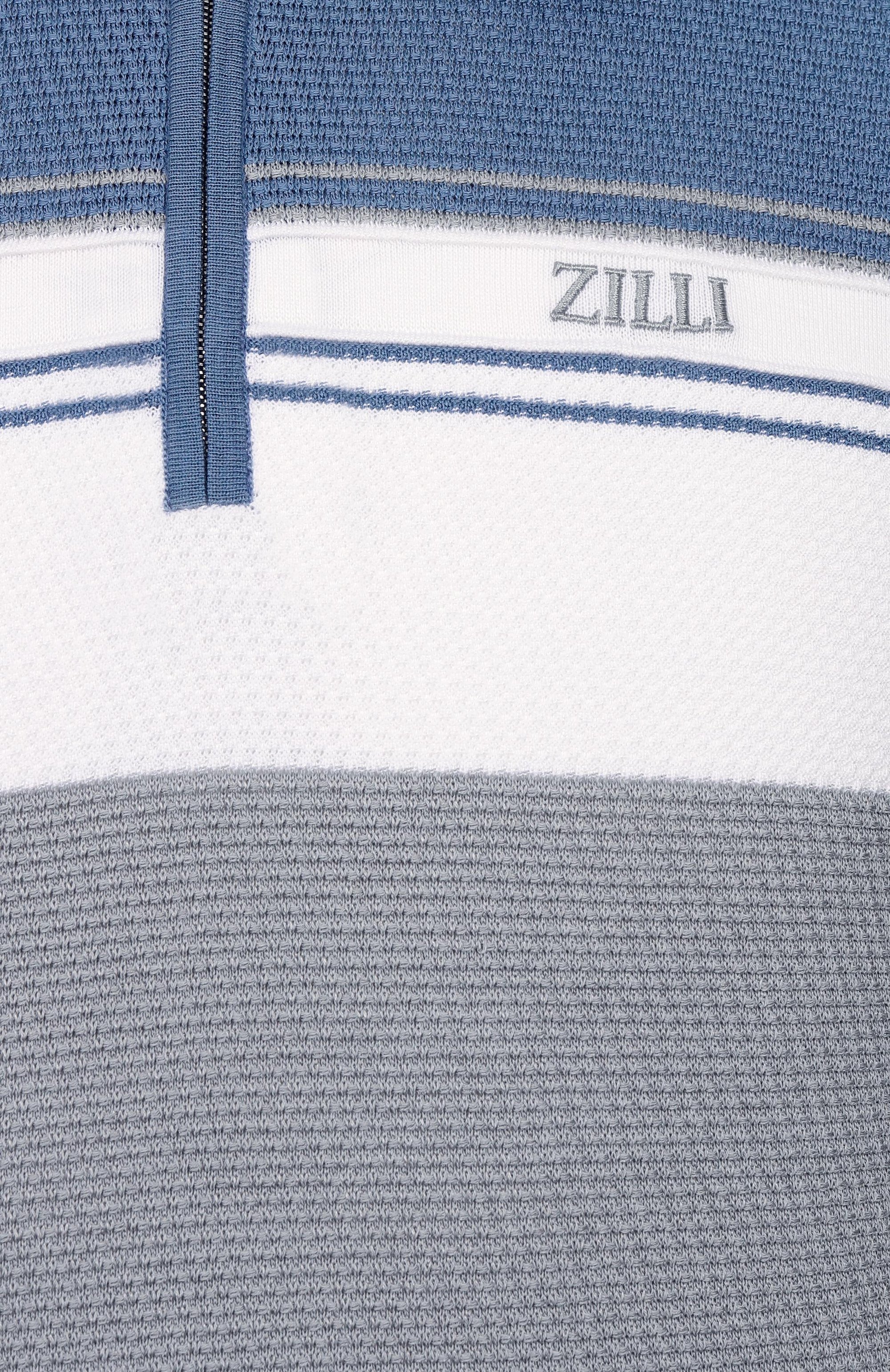 Поло из шелка и хлопка ZILLI, арт. KZP002M0142VTHL00/62, фото 6