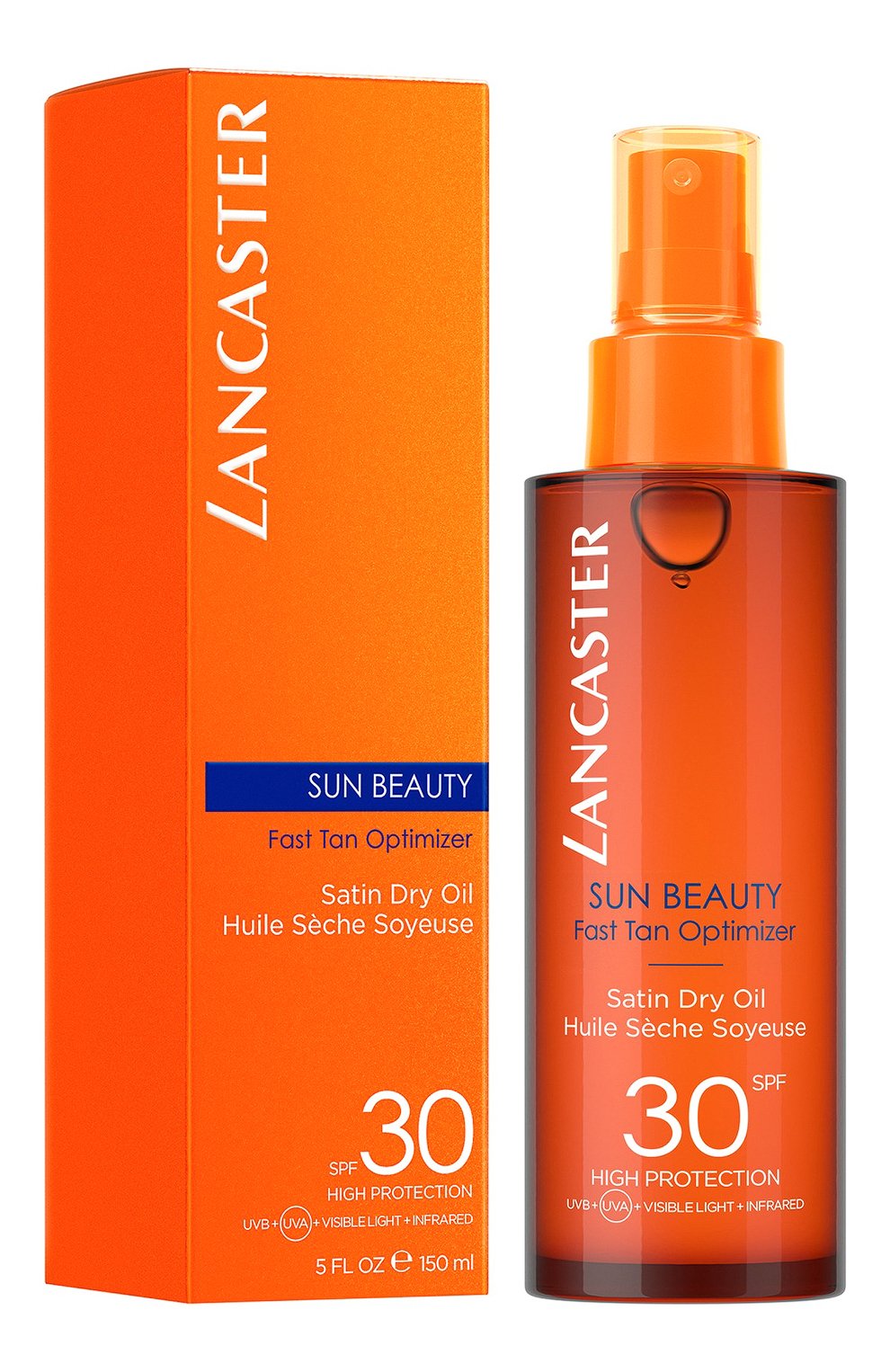Шелковое масло для тела sun beauty spf30 (150ml) LANCASTER, арт. 3607345808741, фото 2