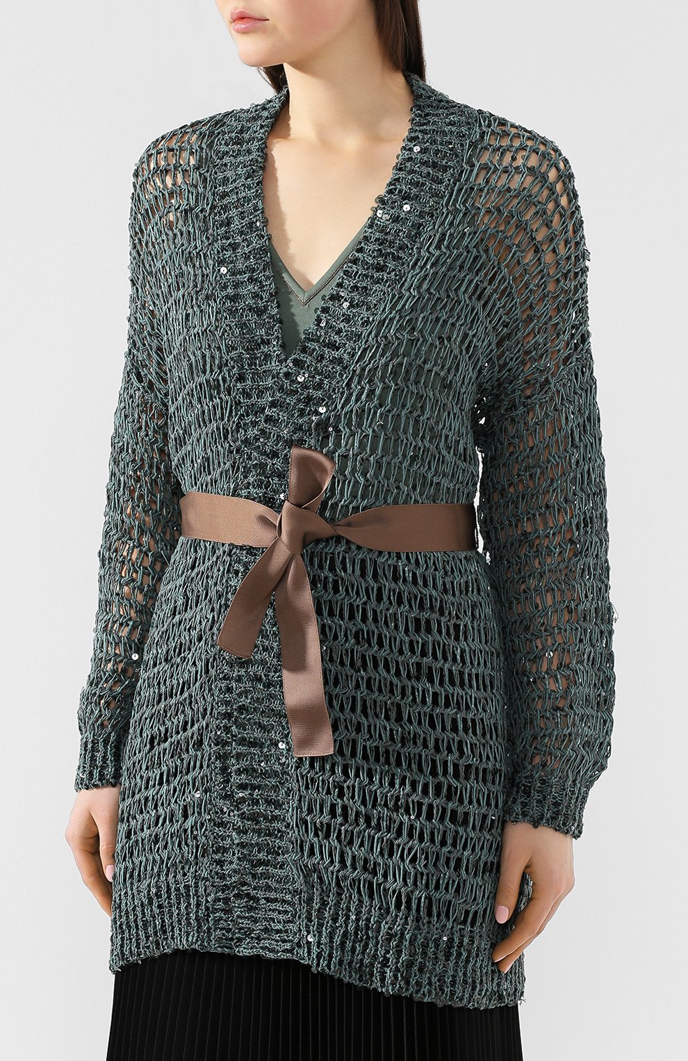 Вязаный кардиган BRUNELLO CUCINELLI, арт. M4C310306, фото 3