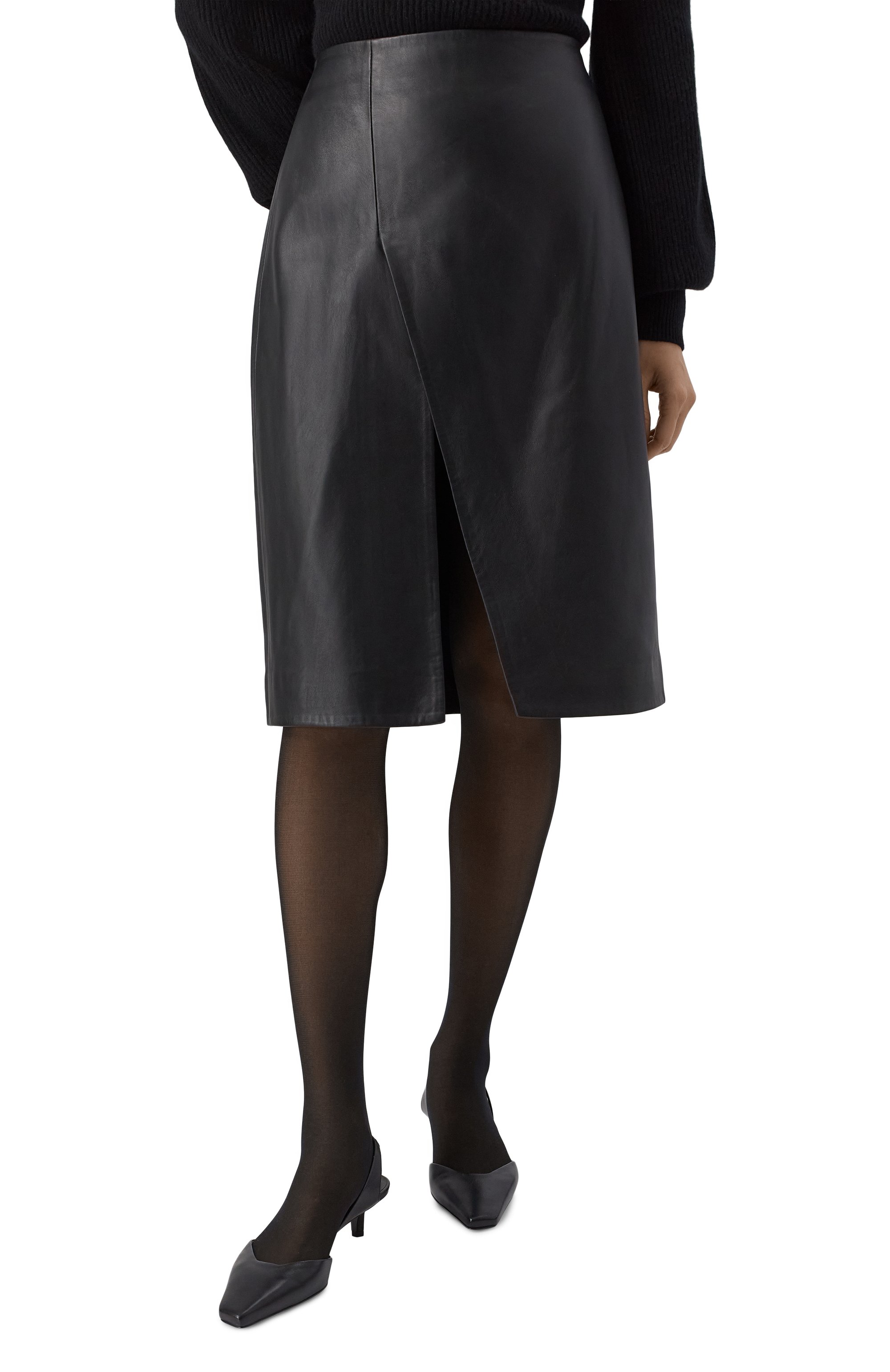 Кожаная юбка LOULOU DE SAISON, арт. EKARE, фото 3