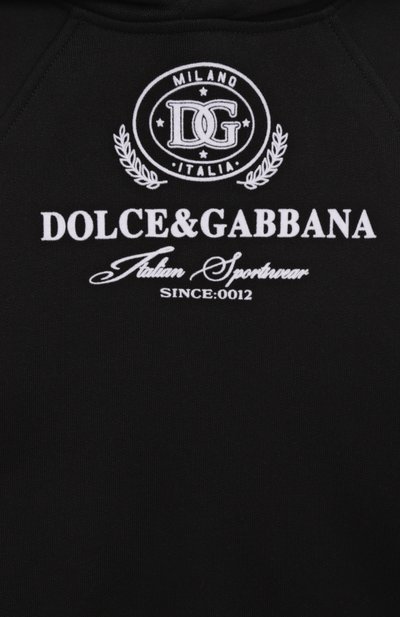 Хлопковое худи DOLCE & GABBANA, арт. L4JWKZ/G7N40/2-6, фото 3