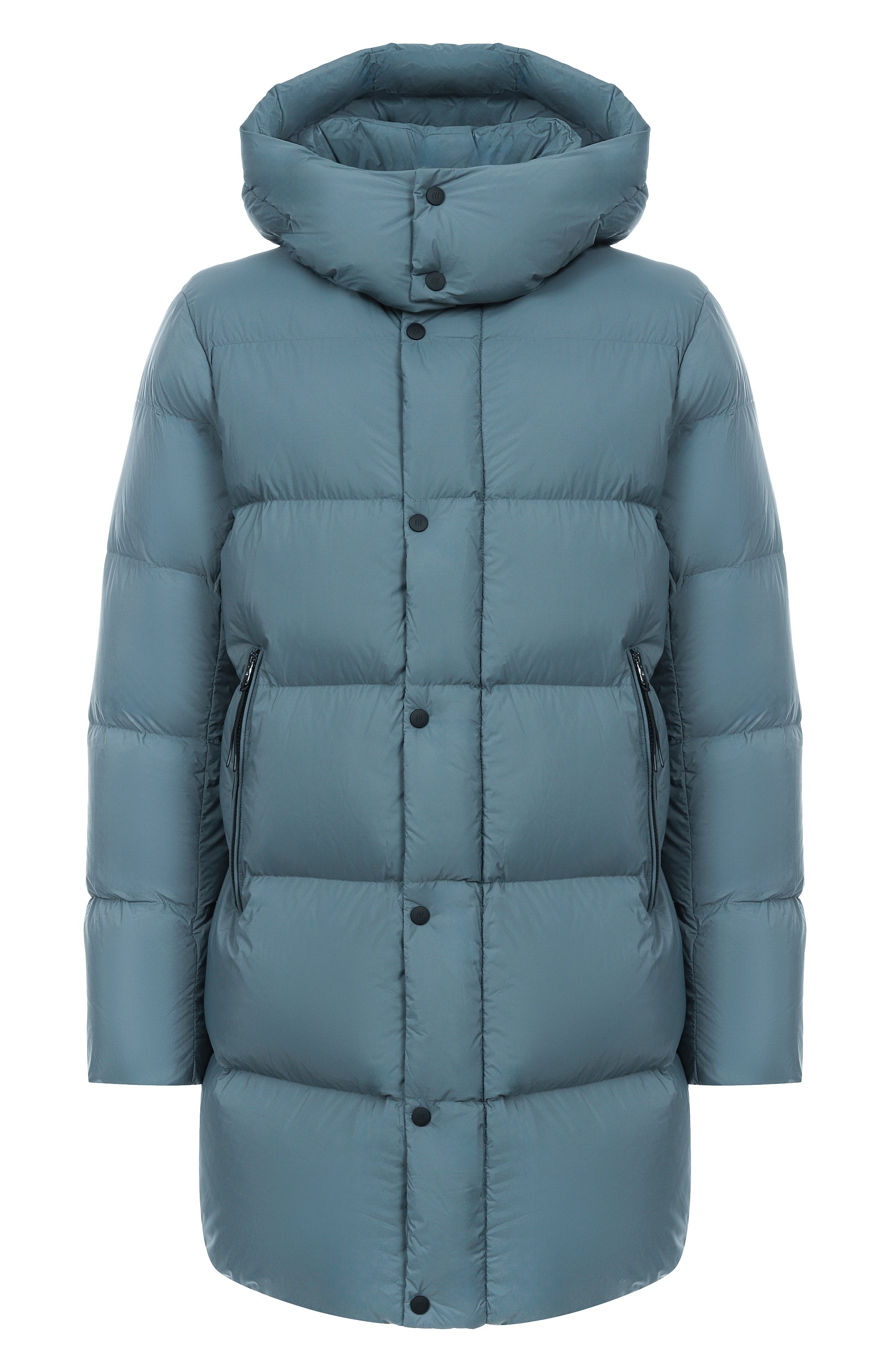 Пуховик HETREGO серого цвета по цене 82750 руб., арт. 8P412/J0RVIK, фото 1 Пуховик HETREGO, арт. 8P412/J0RVIK, фото 1