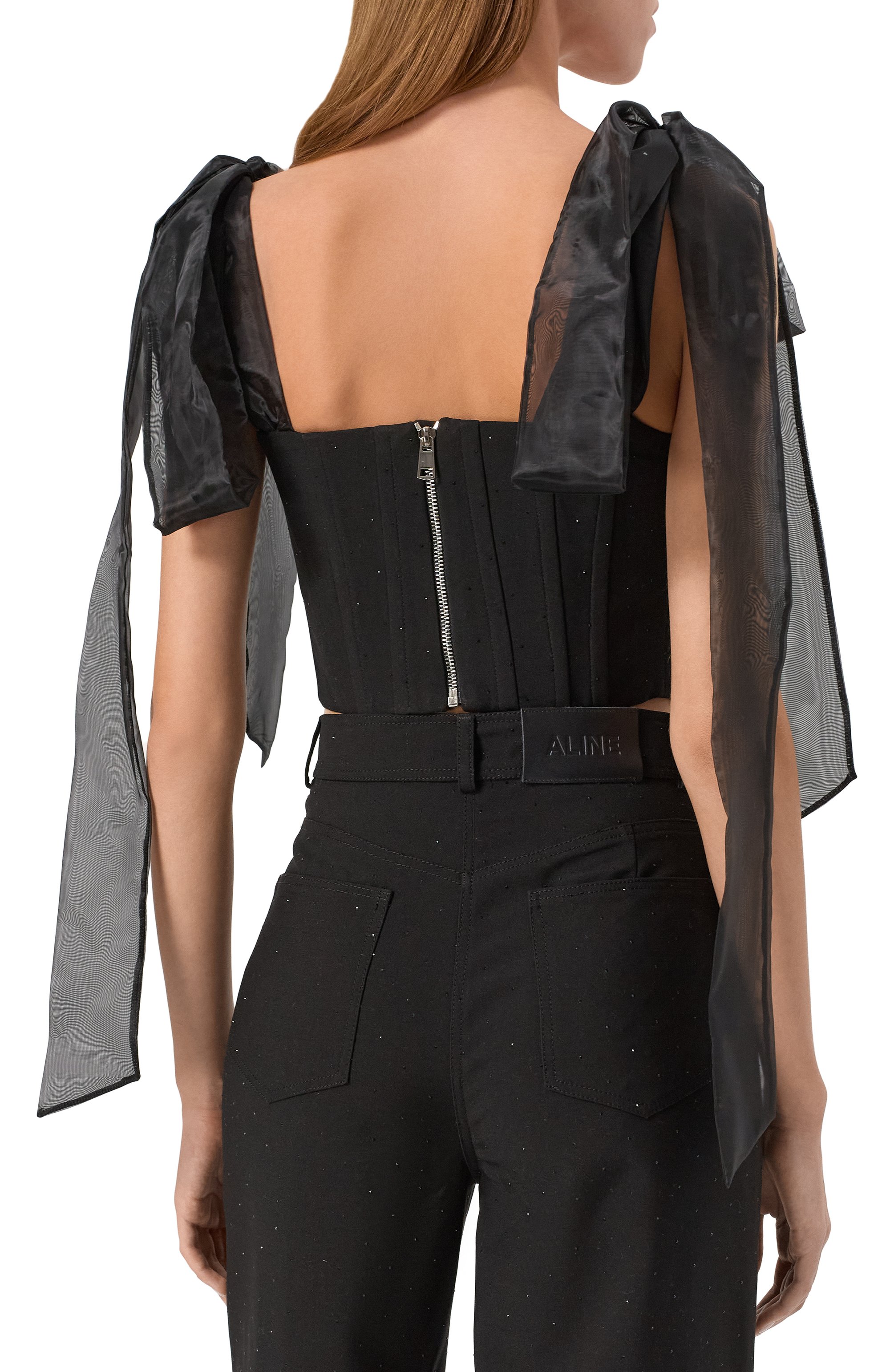 Топ-корсет ALINE черного цвета по цене 21500 руб., арт. AL083601, фото 4 Топ-корсет ALINE, арт. AL083601, фото 4