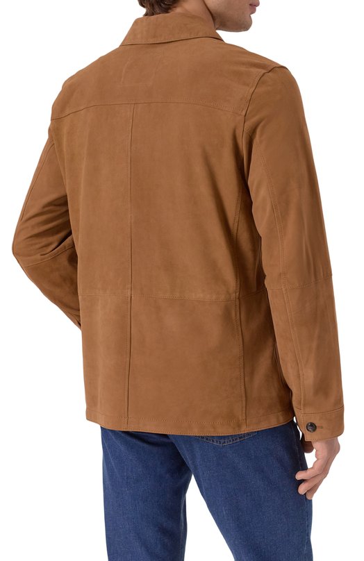 Замшевая куртка-рубашка Windsor 0LEAN02-L/1300168 Коричневый  0LEAN02-L/1300168 Фото 4