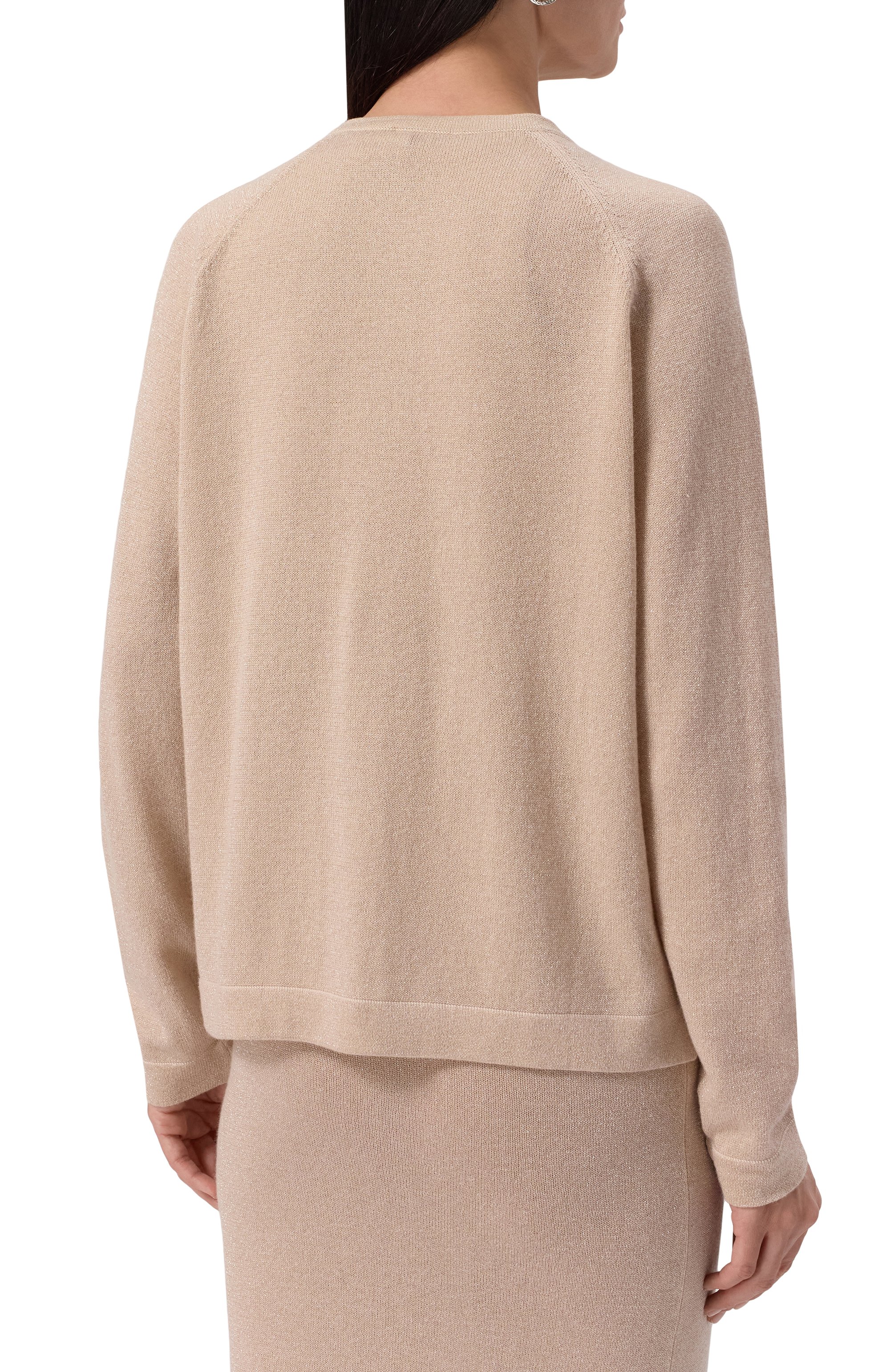 Кардиган из хлопка и кашемира FTC бежевого цвета по цене 34300 руб., арт. 00984-0320, фото 4 Кардиган из хлопка и кашемира FTC, арт. 00984-0320, фото 4