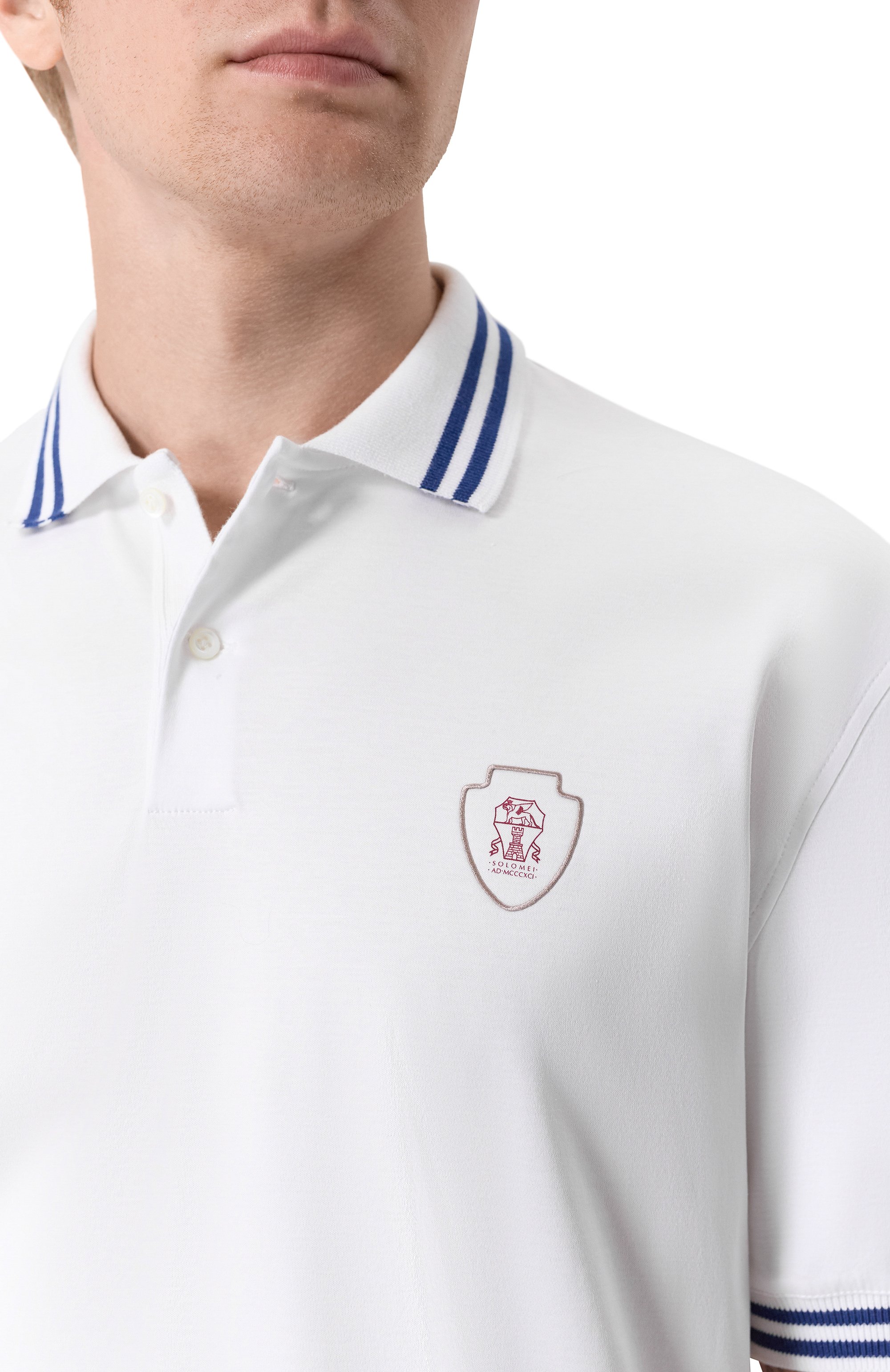 Хлопковое поло BRUNELLO CUCINELLI, арт. M0B133940T, фото 5