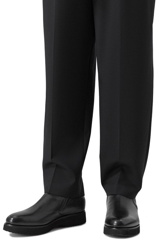 Кожаные сапоги Doucal's DU3463DAK0UN019N Чёрный  DU3463DAK0UN019N Фото 3