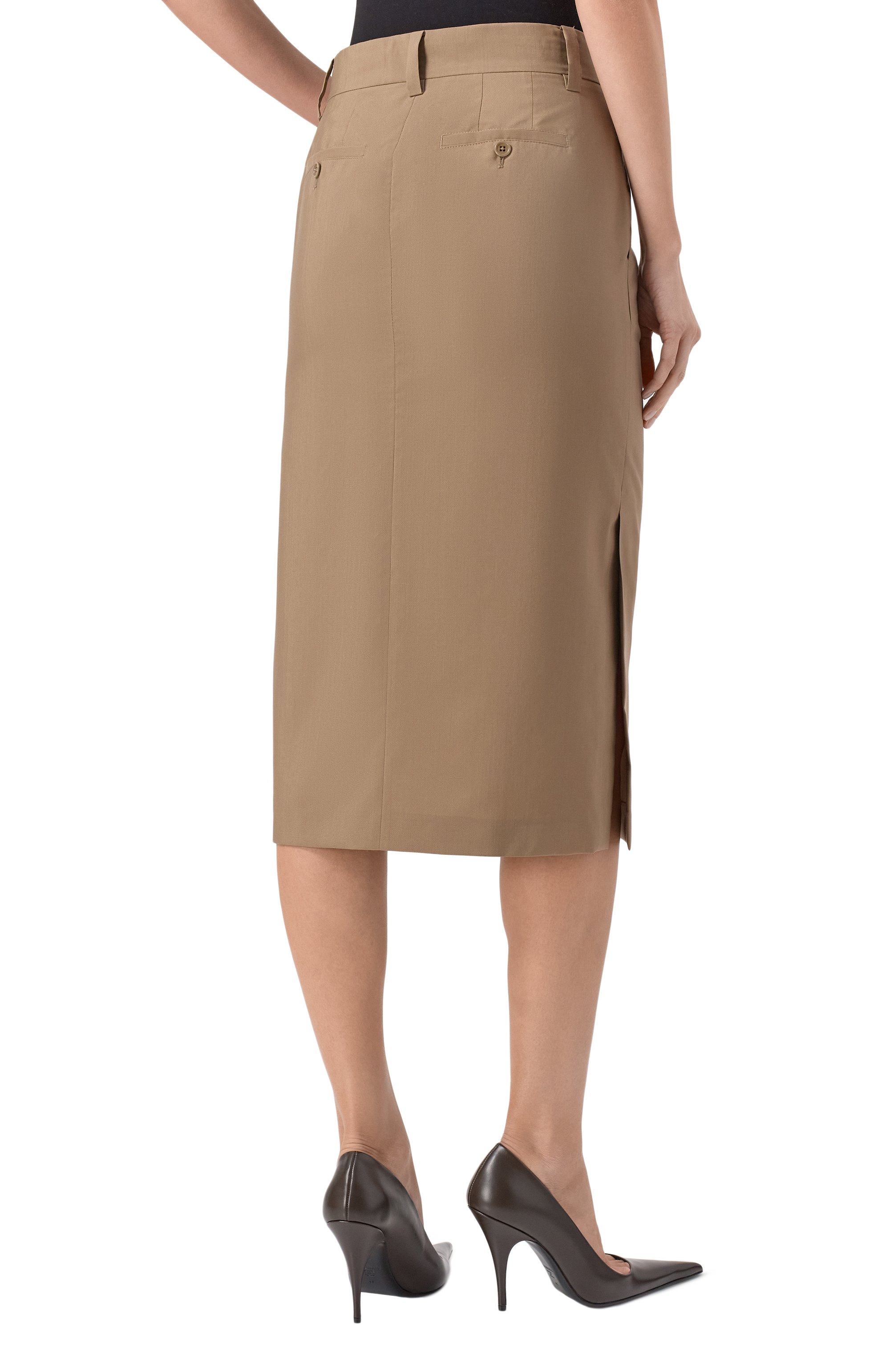 Юбка из шерсти и шелка MVST, арт. 25E/X2P/0/C051/3038, фото 4