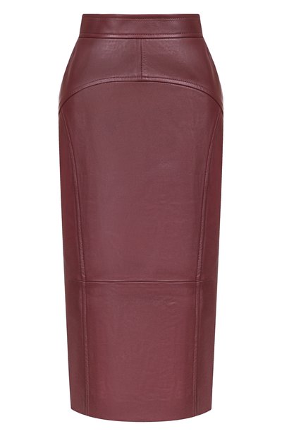 Женская кожаная юбка MAX MARA STUDIO, арт. TAIGA