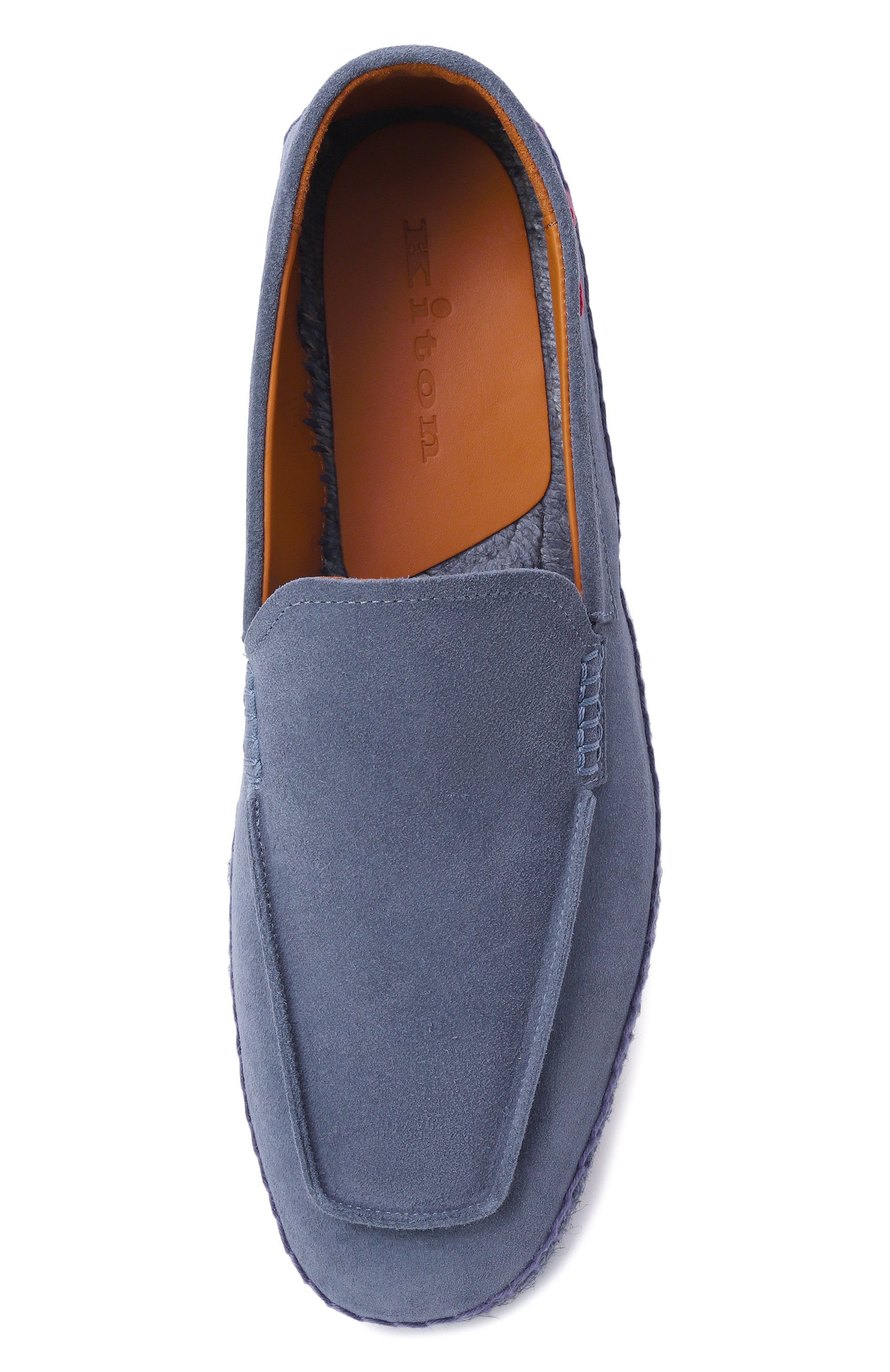 Замшевые эспадрильи KITON, арт. USSA296N0121202, фото 6