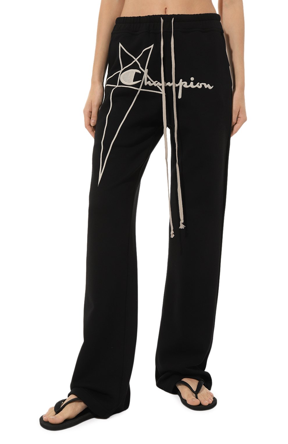 Хлопковые брюки rick owens x champion RICK OWENS, арт. CW02C9247/CHFE, фото 3