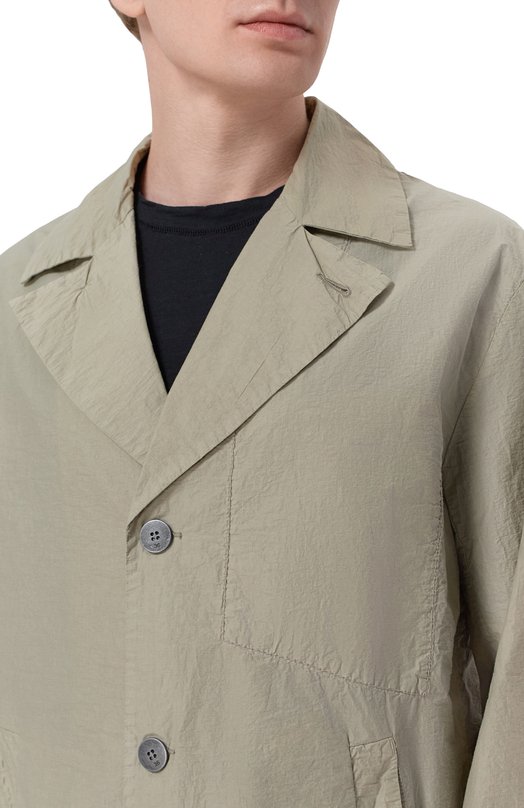 Хлопковый плащ Transit CFUTRC0241 Зелёный  CFUTRC0241 Фото 5