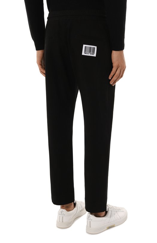 Хлопковые брюки Moschino A0303/5220 Чёрный  A0303/5220 Фото 4