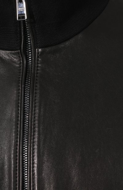 Кожаный бомбер BOSS, арт. 50398845, фото 5