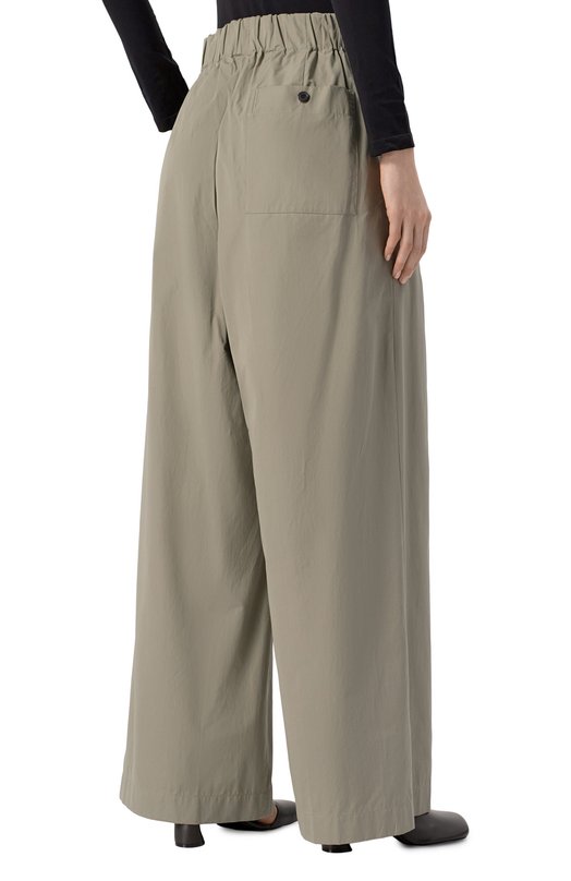 Хлопковые брюки Dries Van Noten 251-010909-1374 Серый  251-010909-1374 Фото 4