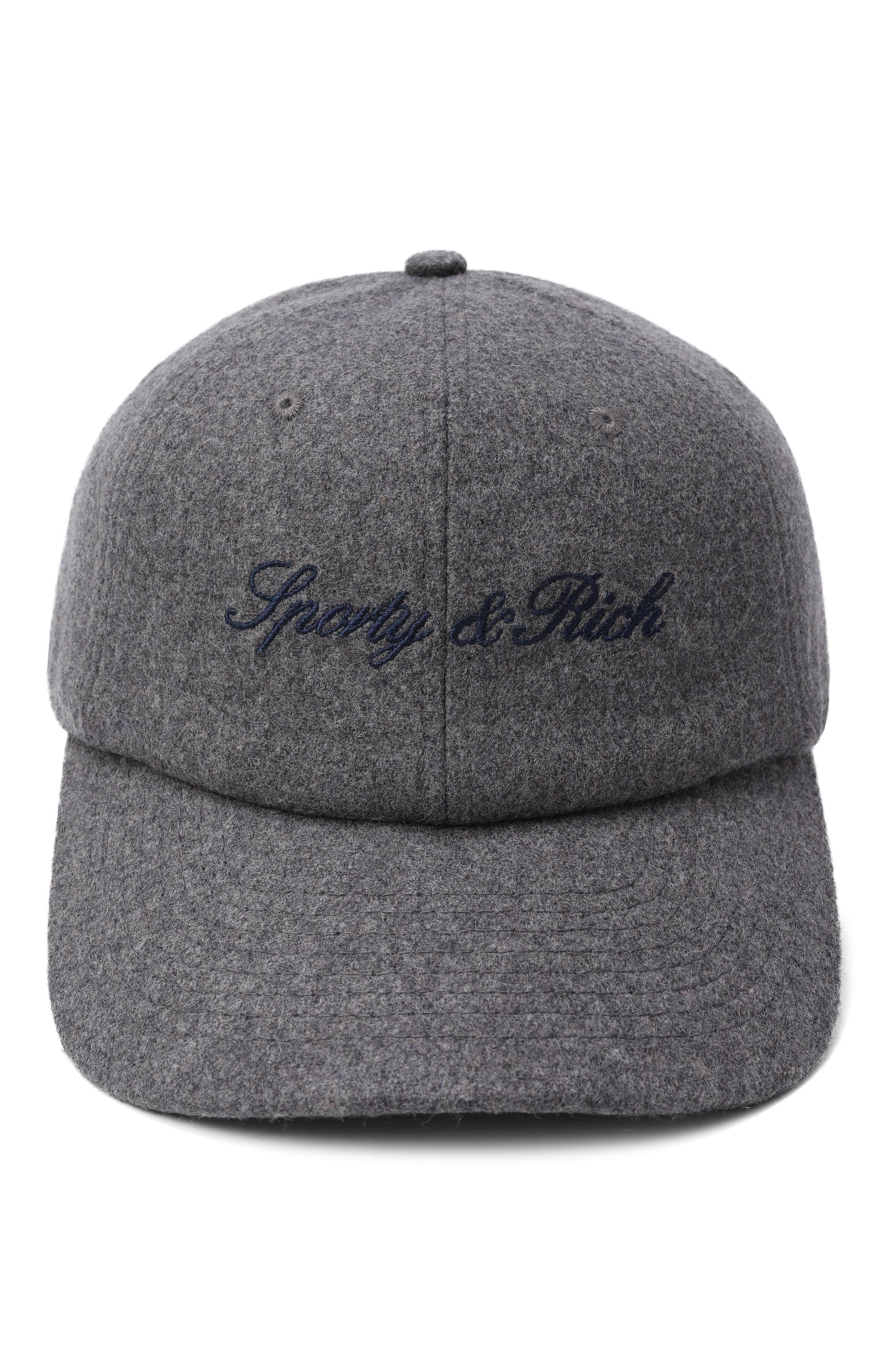 Шерстяная бейсболка SPORTY AND RICH, арт. AC08068326GY03, фото 3