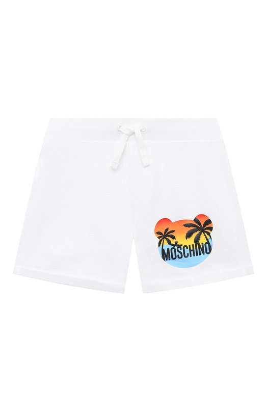 

Хлопковые шорты Moschino, Белый