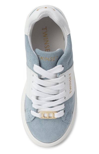 Замшевые кеды TWINSET, арт. 251GCJ01C/30-34, фото 4