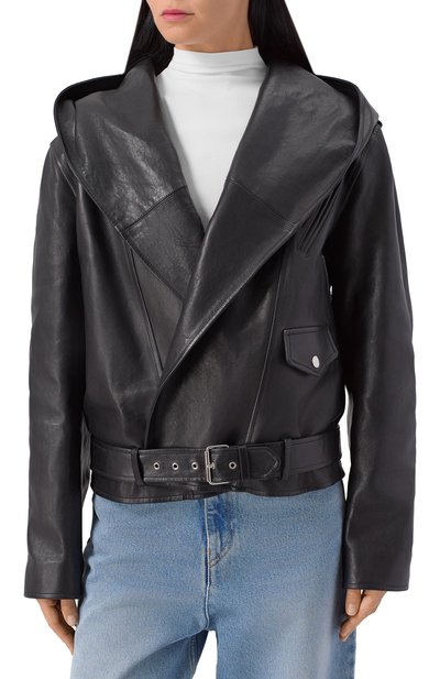 Кожаная куртка ALAIA, арт. AA9V0428L008A, фото 3