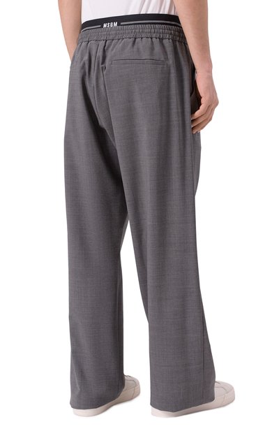 Шерстяные брюки MSGM, арт. 3940MP12/257605, фото 4