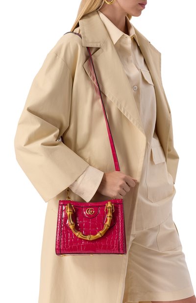 Сумка diana mini из кожи аллигатора GUCCI, арт. 655661 EV40T, фото 2