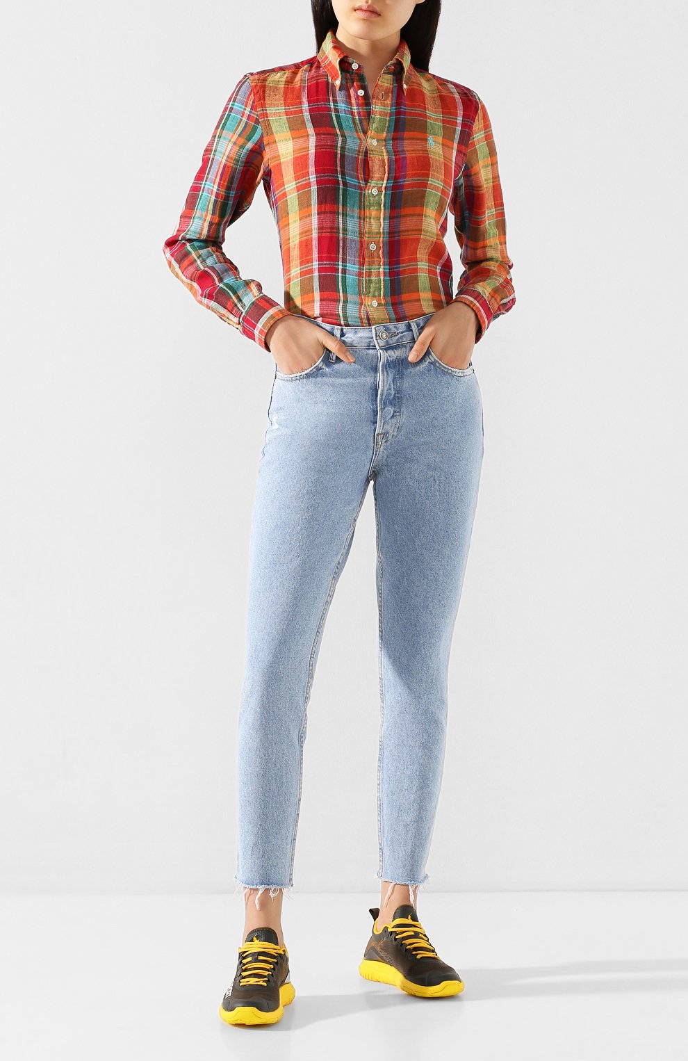 Комбинированные кроссовки POLO RALPH LAUREN, арт. 804777159, фото 2