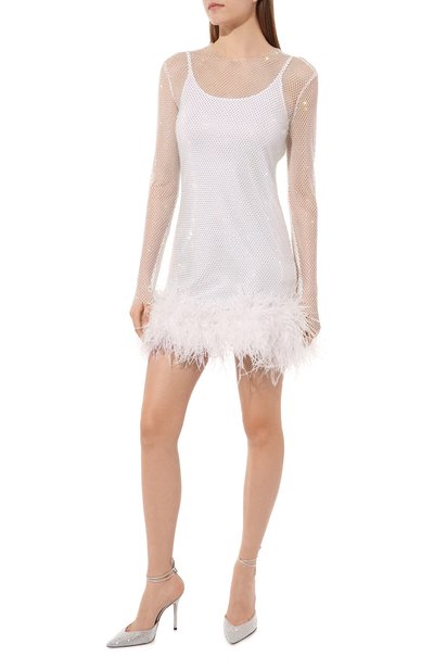Платье с отделкой перьями ALINE, арт. AL151002-1, фото 2