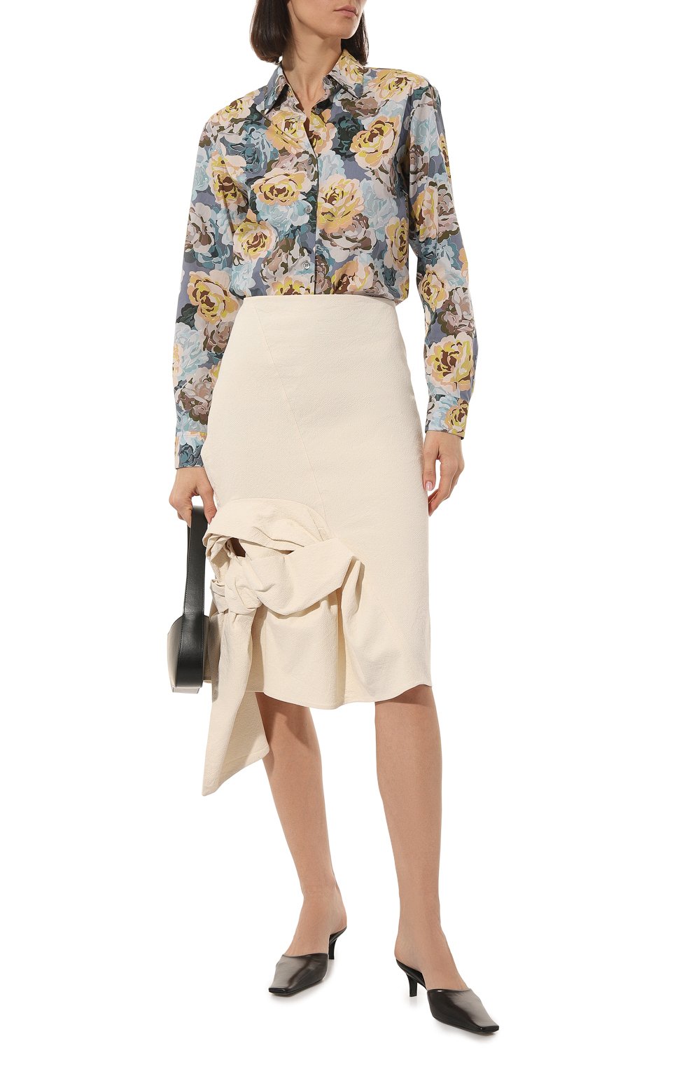 Хлопковая рубашка DRIES VAN NOTEN, арт. 231-030708-6011, фото 2