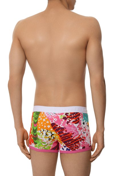Хлопковые боксеры DSQUARED2 разноцветного цвета по цене 19950 руб., арт. D9LD95210, фото 3 Хлопковые боксеры DSQUARED2, арт. D9LD95210, фото 3