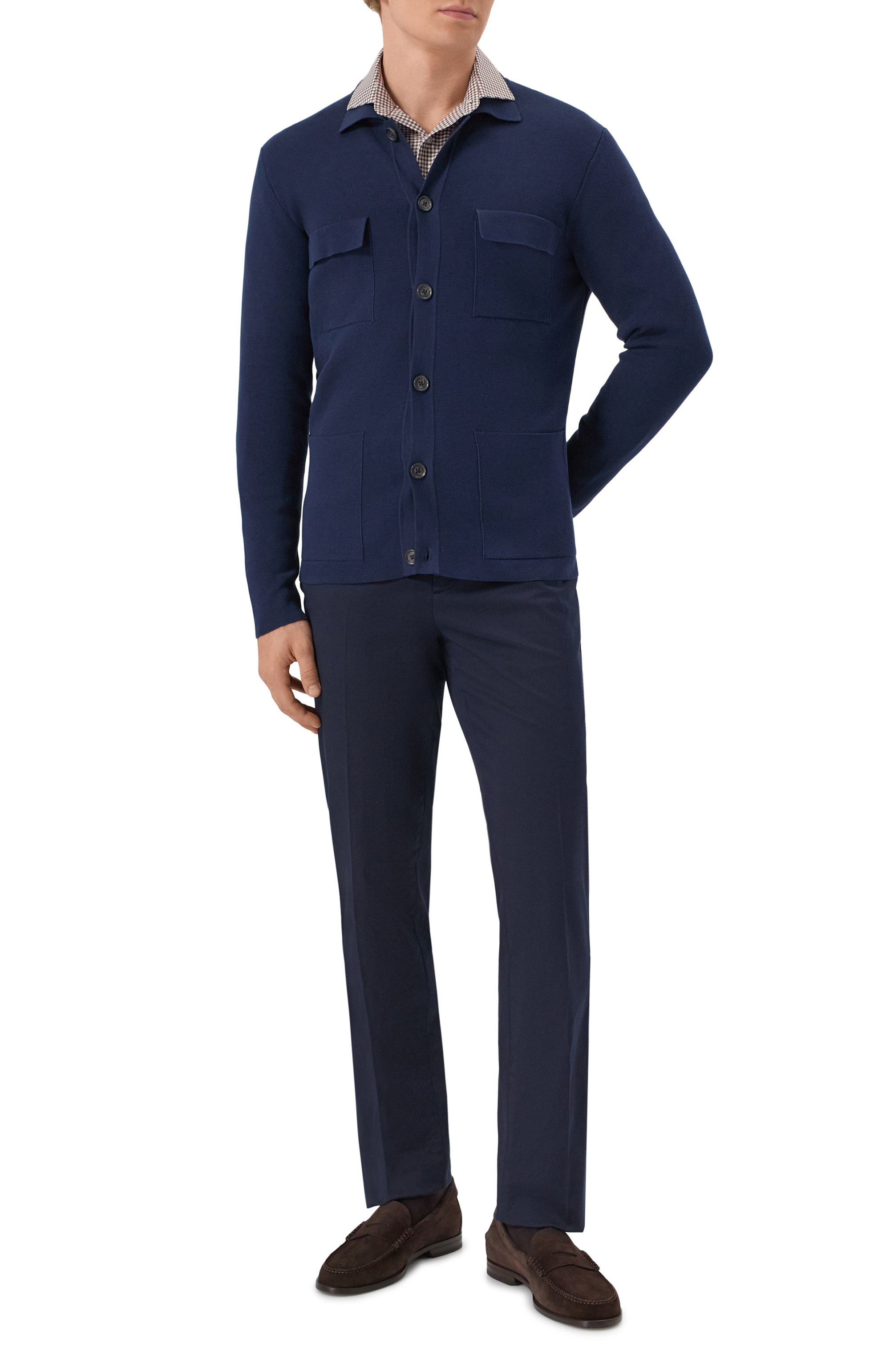 Хлопковая рубашка CORNELIANI, арт. 25M595-2525155, фото 2