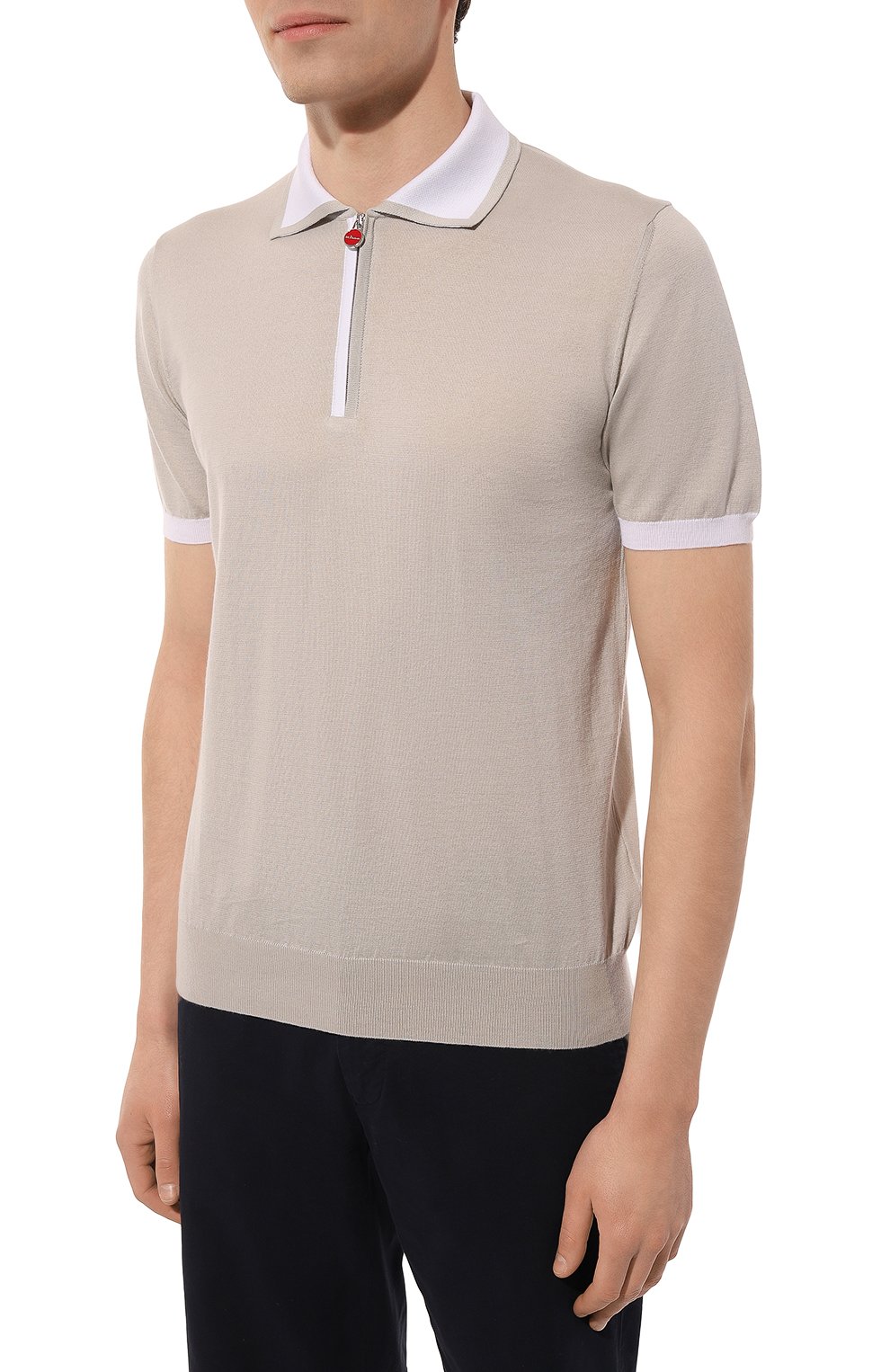 Хлопковое поло KITON, арт. UK571, фото 3