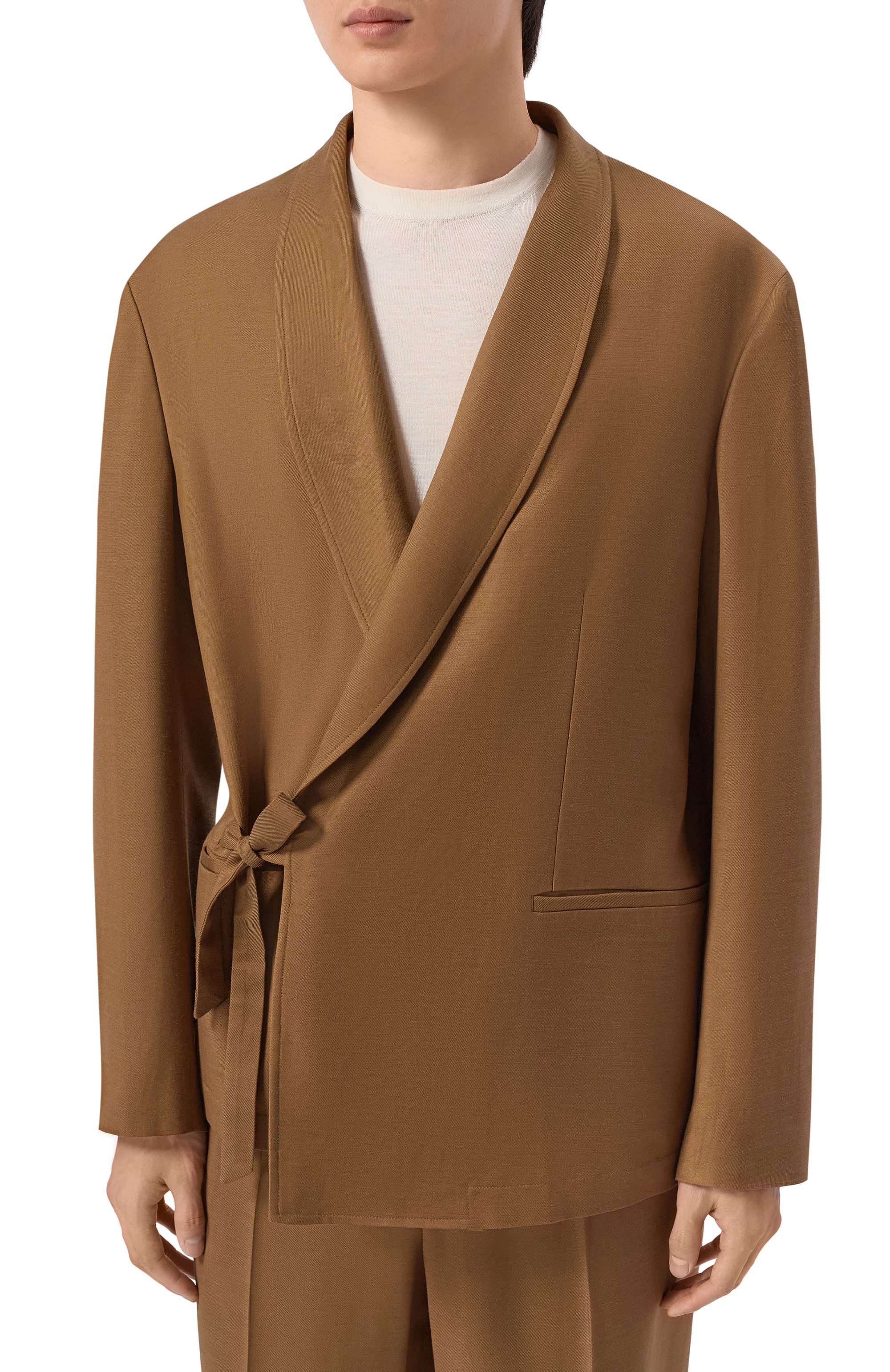 Пиджак из  вискозы и лиоцелла 12 STOREEZ, арт. 137238, фото 3