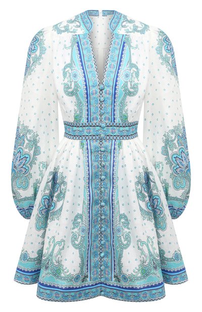 Женское льняное платье ZIMMERMANN, арт. 8459DBEL
