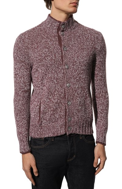 Шерстяной кардиган ANDREA CAMPAGNA розового цвета по цене 66750 руб., арт. 10180/25706, фото 3 Шерстяной кардиган ANDREA CAMPAGNA, арт. 10180/25706, фото 3