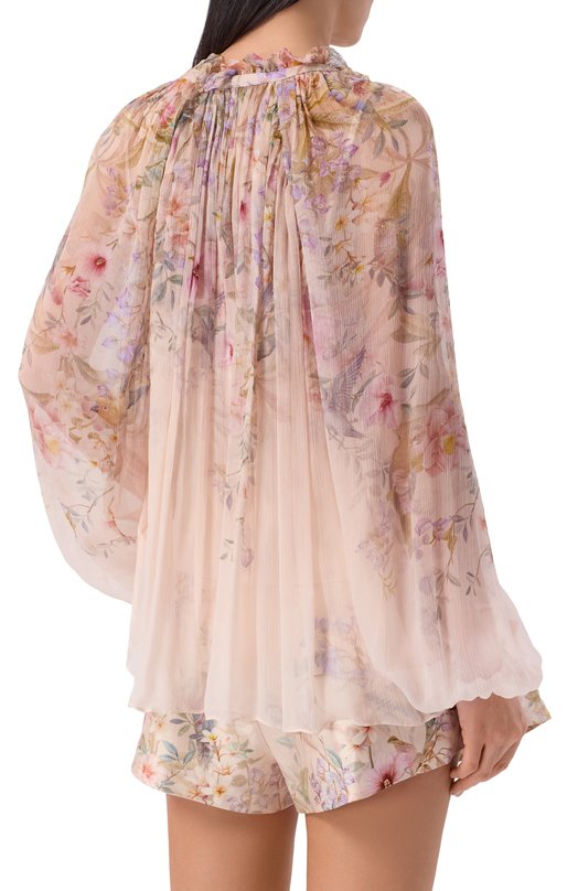 Блузка из вискозы Zimmermann 0991TC261 Кремовый  0991TC261 Фото 4