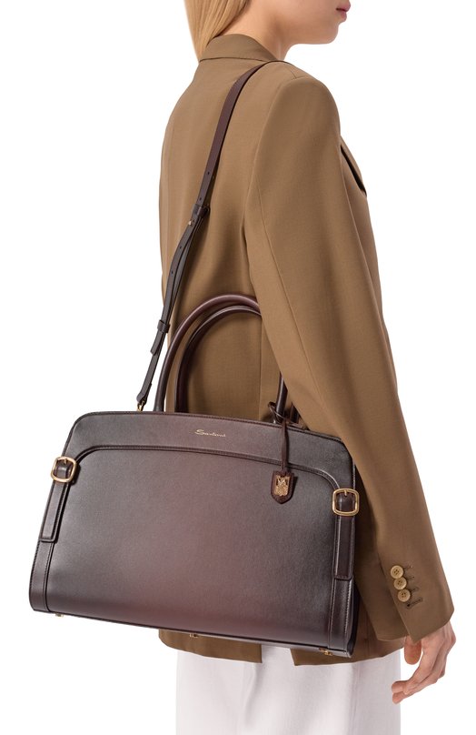 Сумка Santoni DFBGA2885DB-HFRY Коричневый  DFBGA2885DB-HFRY Фото 2