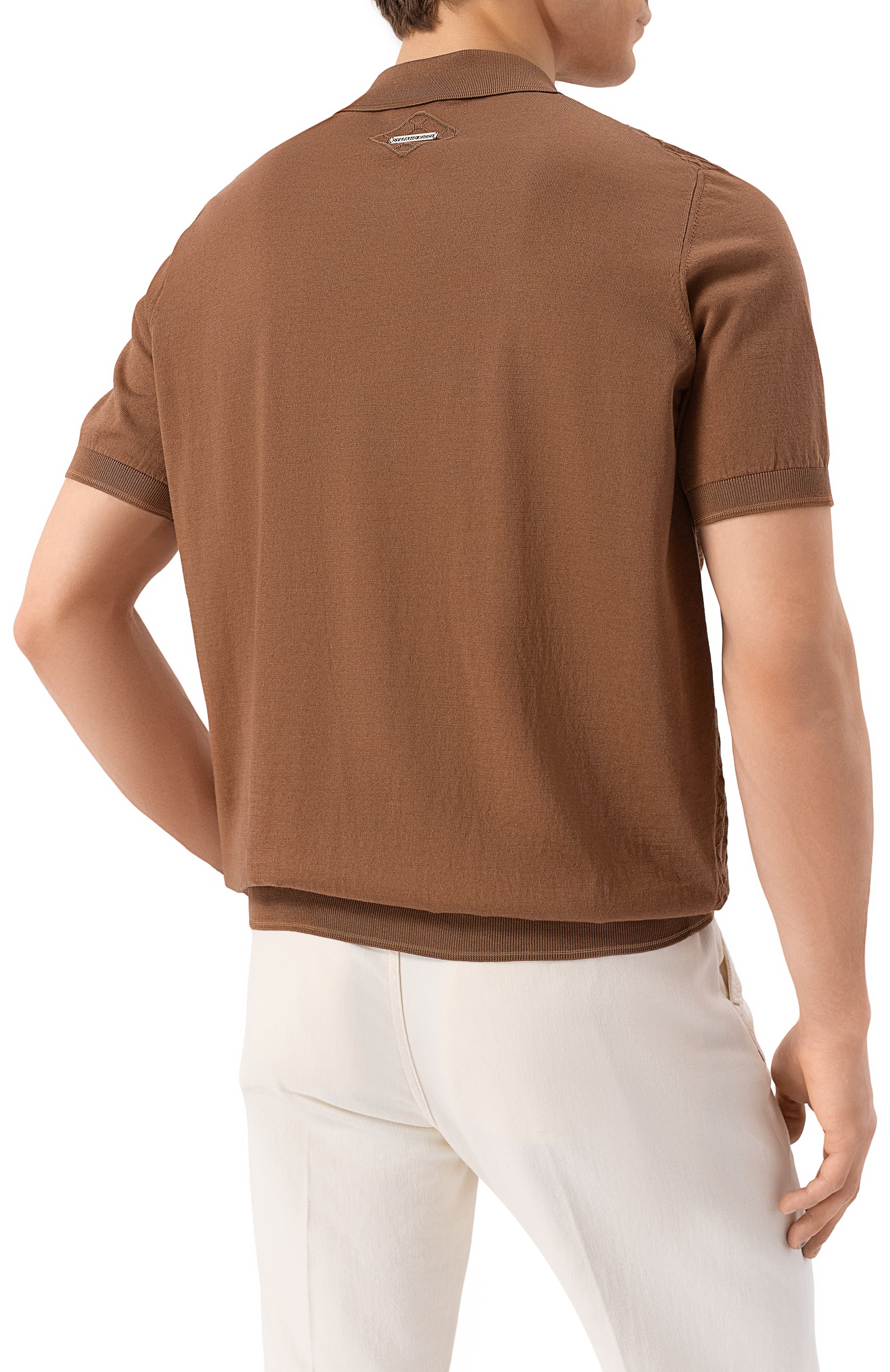 Поло из шелка и хлопка STEFANO RICCI, арт. K818090P31/F25172, фото 4