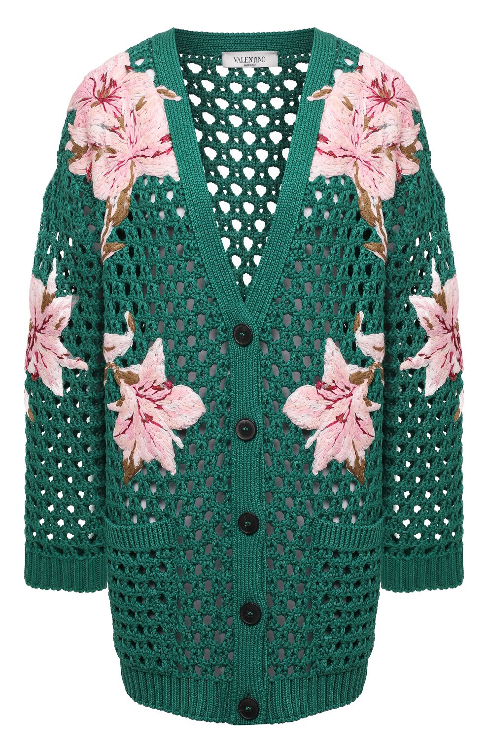 Хлопковый кардиган VALENTINO, арт. VB0KA02C6DT, фото 1