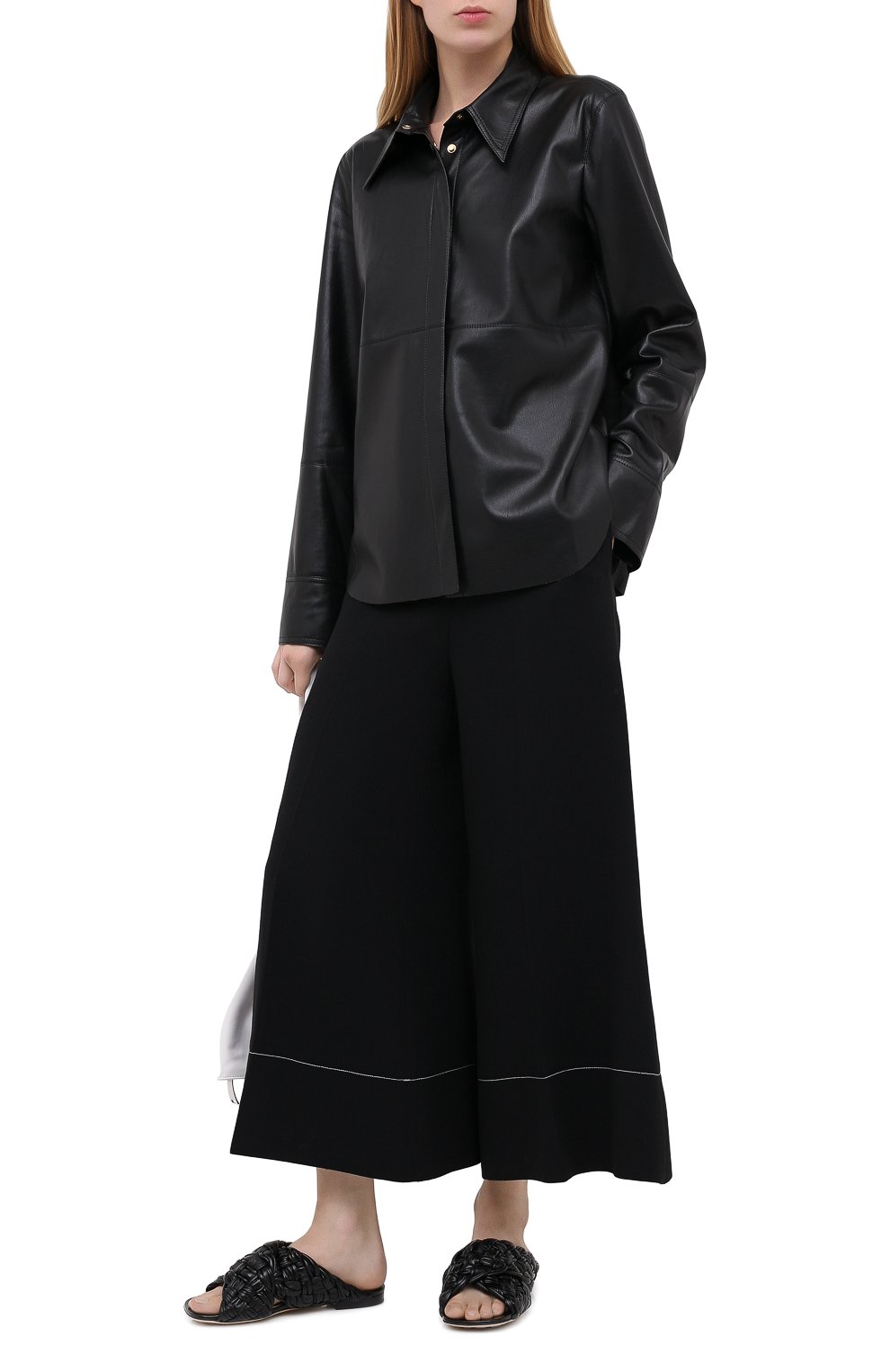 Кожаные шлепанцы bv board BOTTEGA VENETA, арт. 631935/VBT10, фото 2