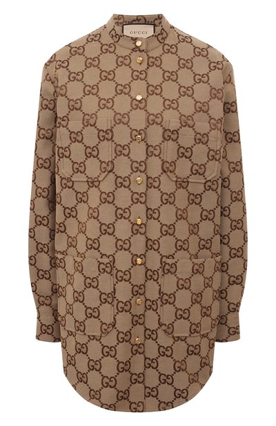 Женская хлопковая рубашка GUCCI, арт. 669337 ZAHT5