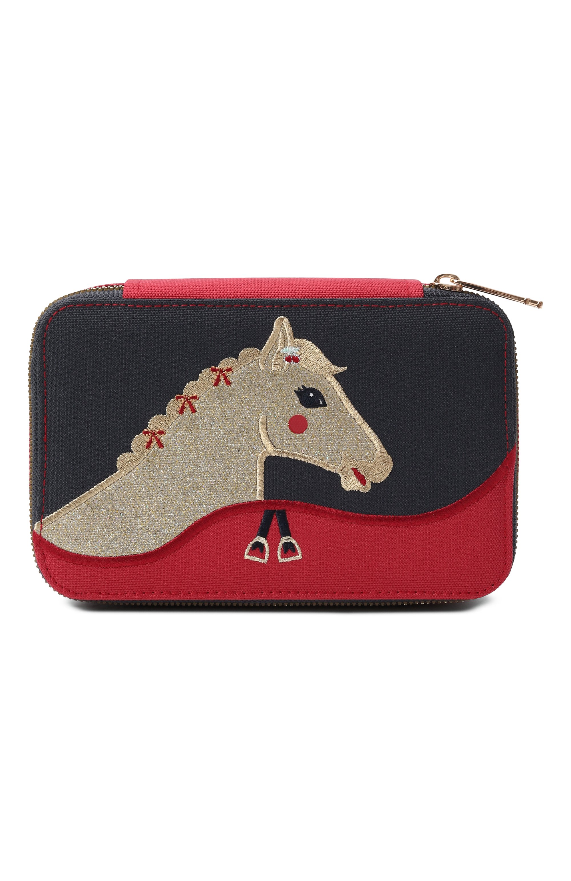 Пенал JEUNE PREMIER красного цвета по цене 10400 руб., арт. PF025242, фото 1 Пенал JEUNE PREMIER, арт. PF025242, фото 1