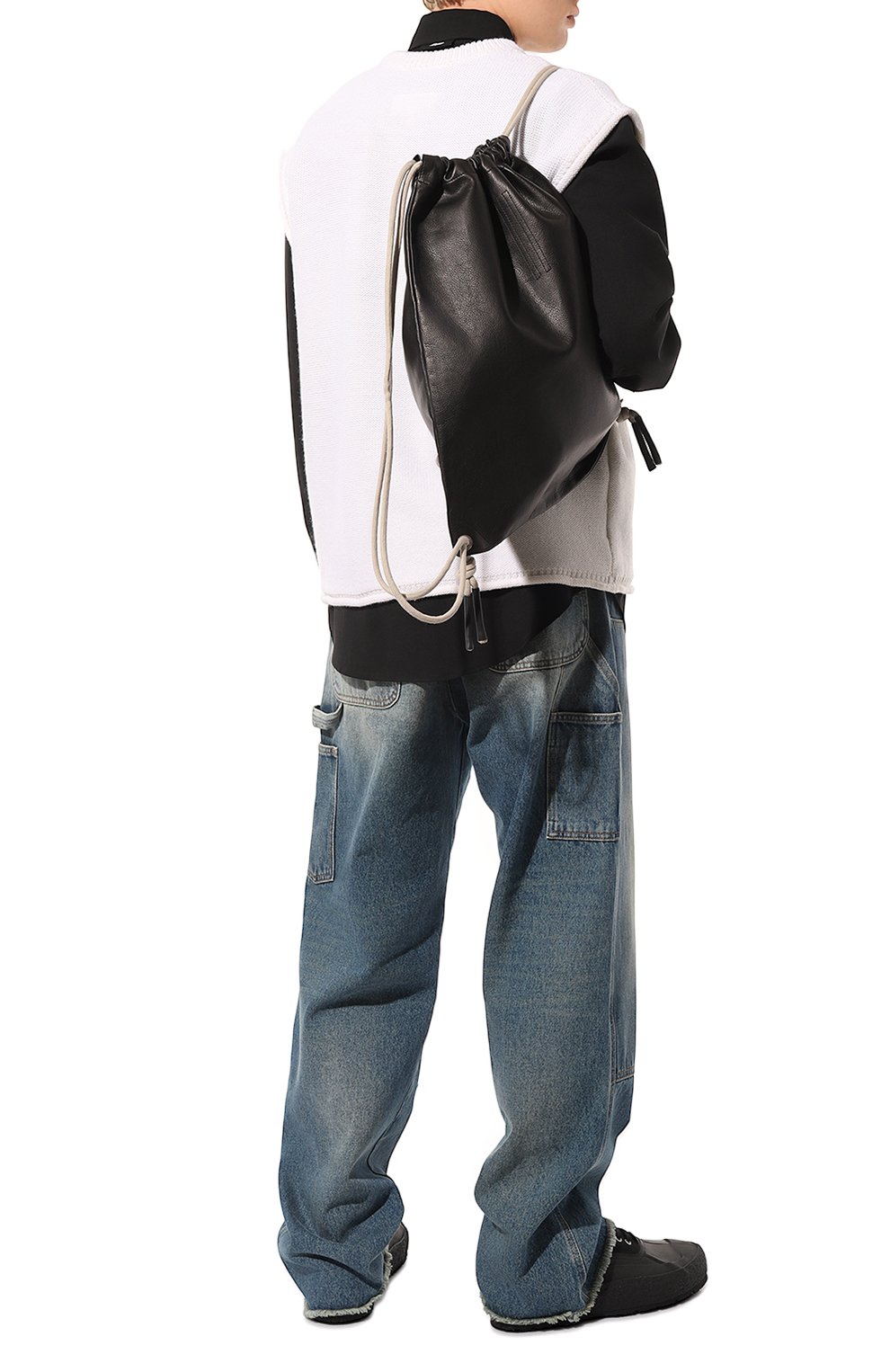 Кожаный рюкзак RICK OWENS, арт. RA02C0375/LCN, фото 7