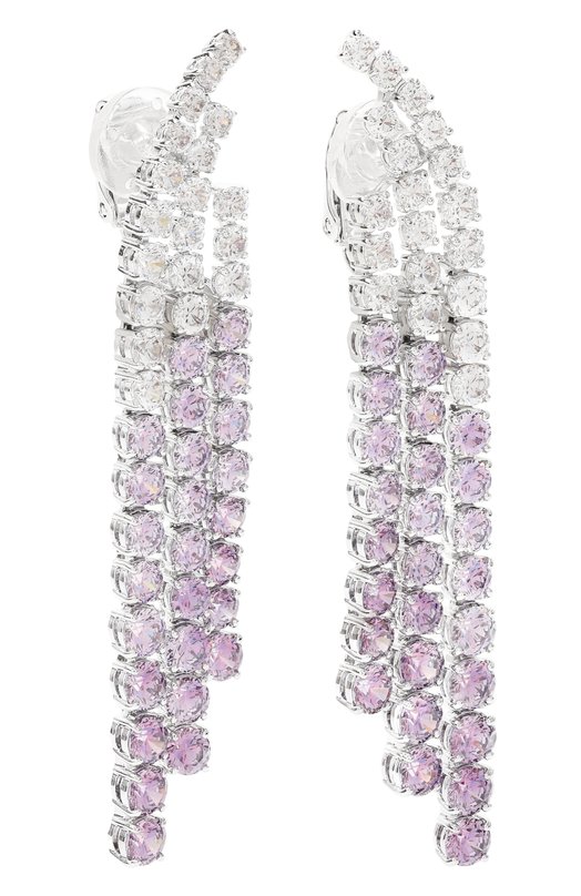 Серьги Matrix Swarovski 5705831 Сиреневый  5705831 Фото 3