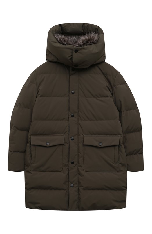 Пуховое пальто Yves Salomon Enfant