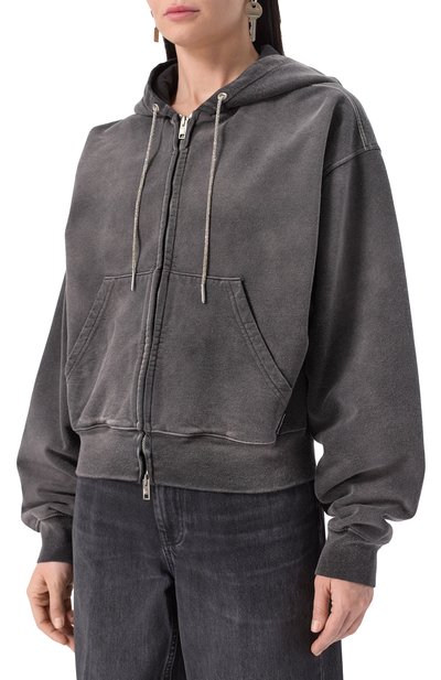 Хлопковая толстовка ALEXANDERWANG.T, арт. 4CC1252112, фото 3