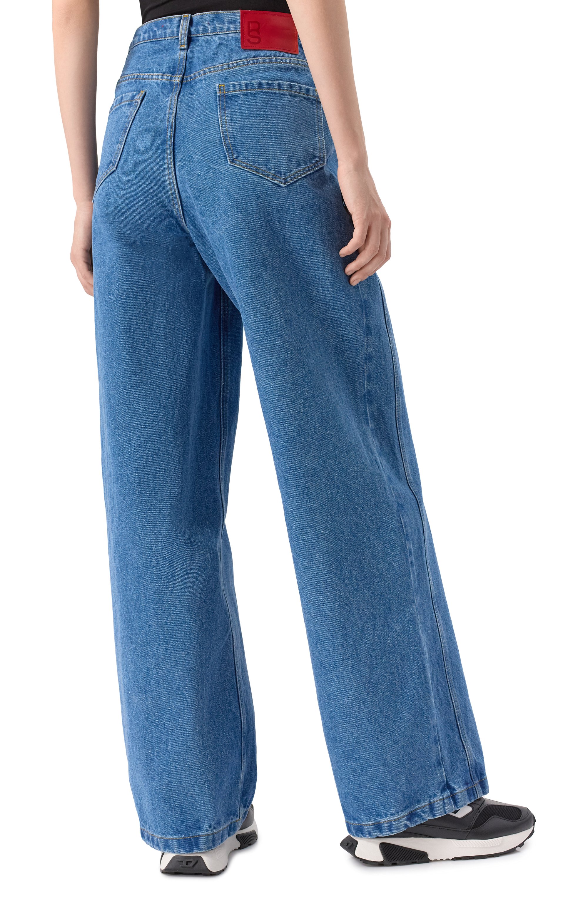 Джинсы RED SEPTEMBER синего цвета по цене 26250 руб., арт. 924.02.DNM11.41, фото 4 Джинсы RED SEPTEMBER, арт. 924.02.DNM11.41, фото 4