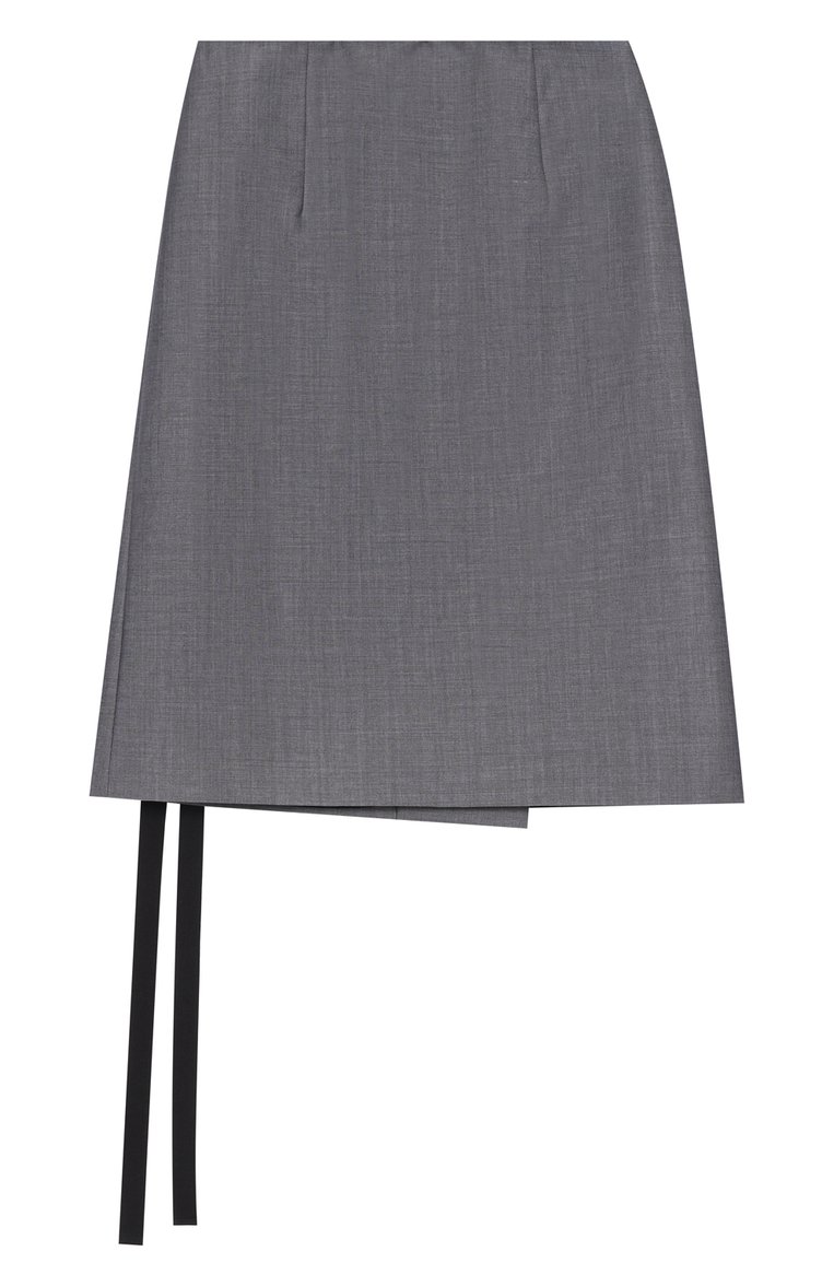 Шерстяная юбка PRADA, арт. P154S-HQ4-F0480-211, фото 2
