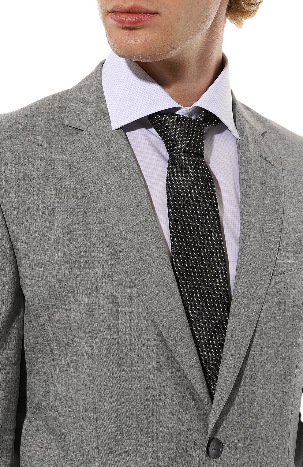 Шелковый галстук CANALI, арт. 18/HJ03848, фото 2