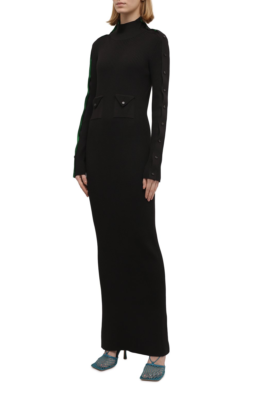 Шелковое платье BOTTEGA VENETA, арт. 664509/V0ZM0, фото 3